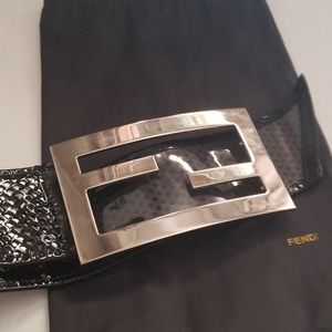 Authentic Pre-owned Fendi Cutout Belt